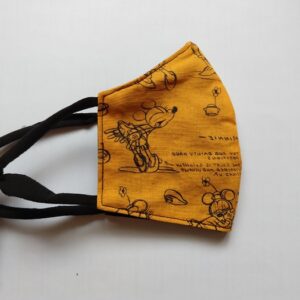 Strip na oker osnovi - črna